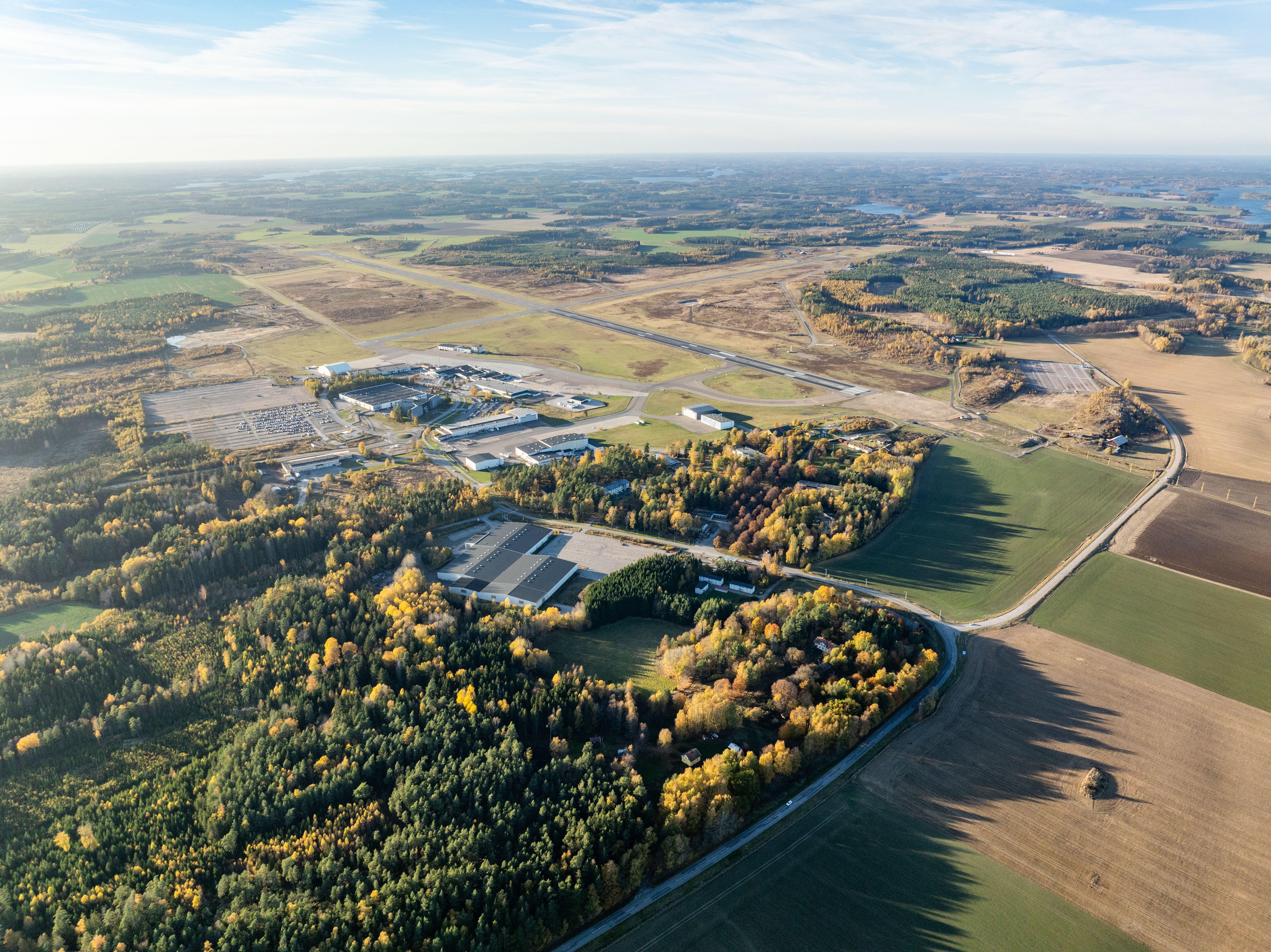 Flygfoto skavstaområdet Flygfoto skavstaområdet